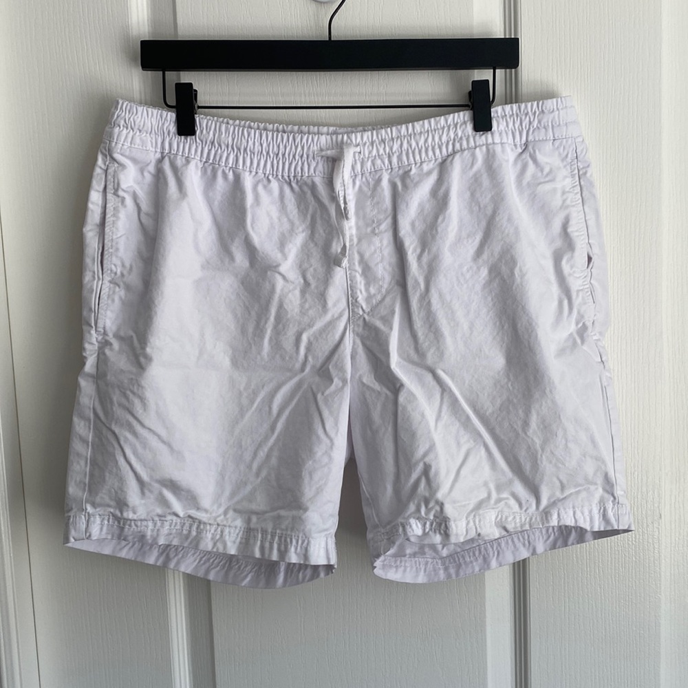 Core Life - Men's White 4 Pocket Cotton Pull On Shorts